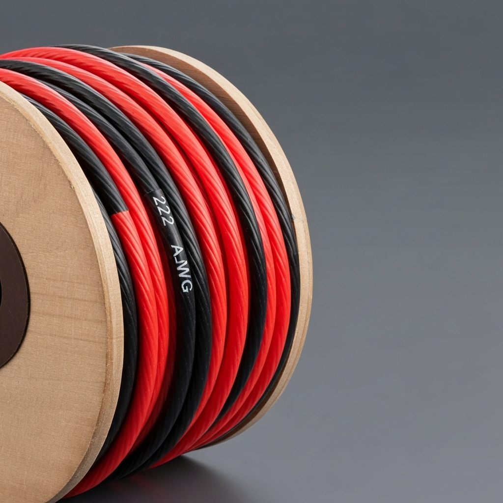 Cable dúplex rojo/negro 22AWG 5m
