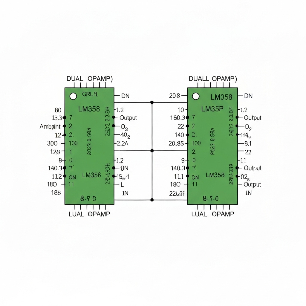 IC Amplificador operacional LM358